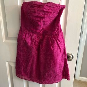 Express strapless dress